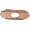 Ekena Millwork Chrysler Wood Fretwork Pierced Ceiling Medallion, Cherry, 22"W x 11"H x 5 3/4"ID x 1/4"T CMWP22X11X0250CSCH - alternate 3